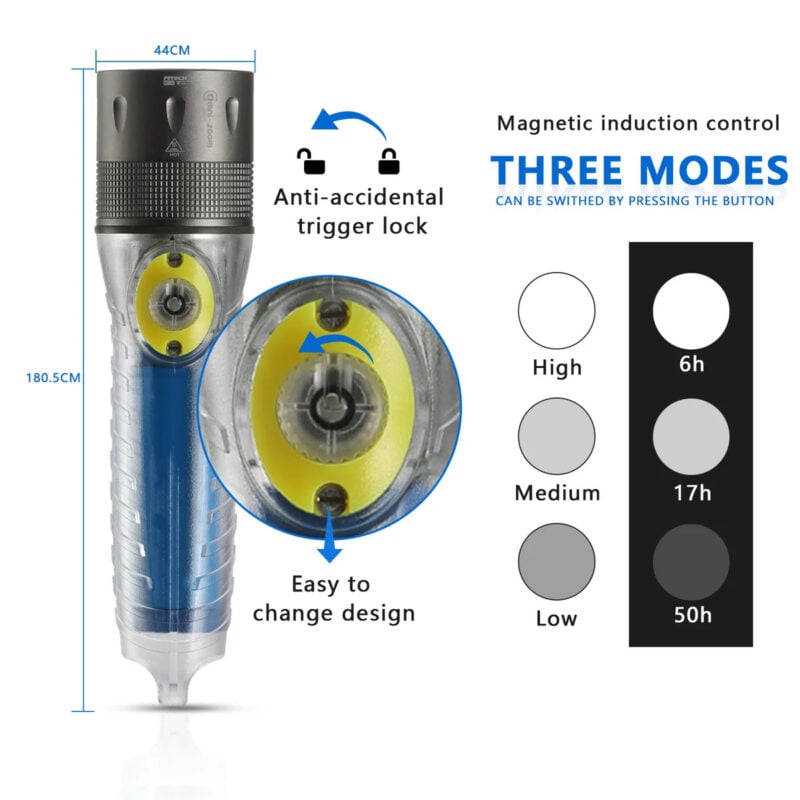 f16 aqua all in one diving torch