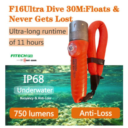 F16 Ultra Dive 30M floating dive torch