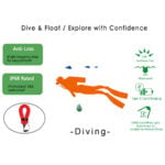 F16 Ultra Dive 30M floating dive torch